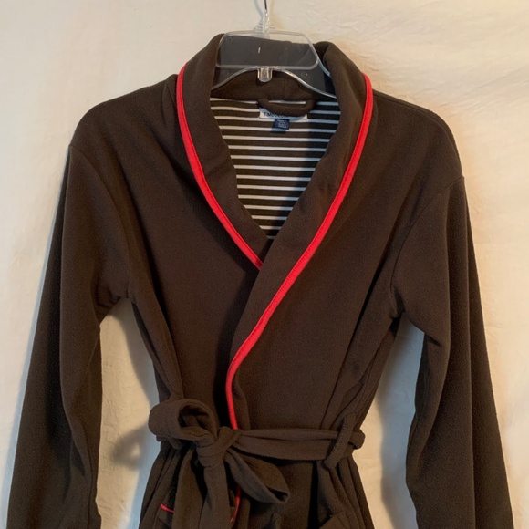 Timbo Dino Pirate Fleece Cotton Lined Robe Youth Size 12 - Picture 3 of 11